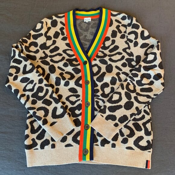 Kule leopard print cardigan - like new - Picture 1 of 4